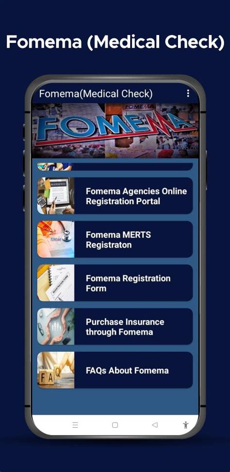 fomema online|fomema medical check up.
